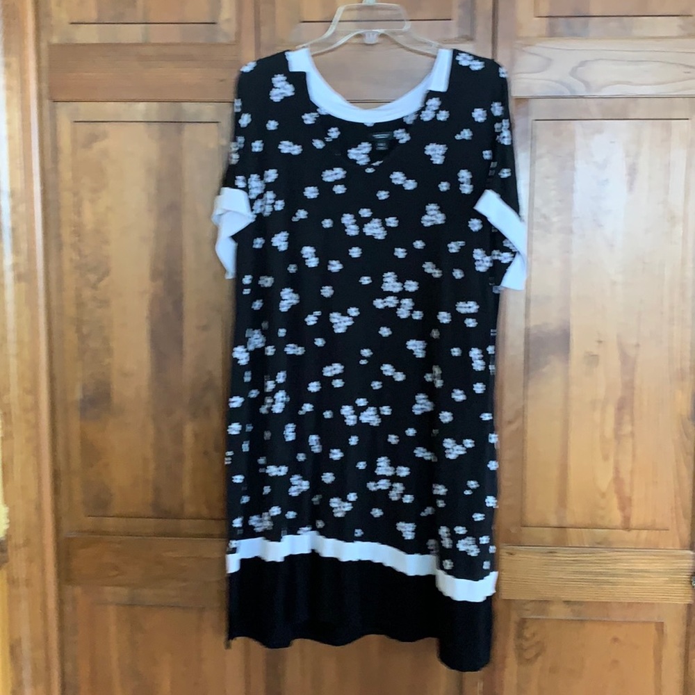 Lounge shirt black and white